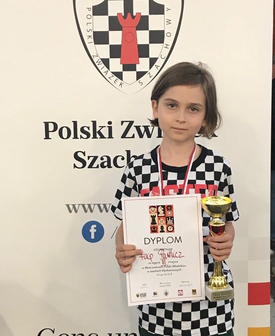 Filip Pawlicz mistrzem Polski do lat 8!