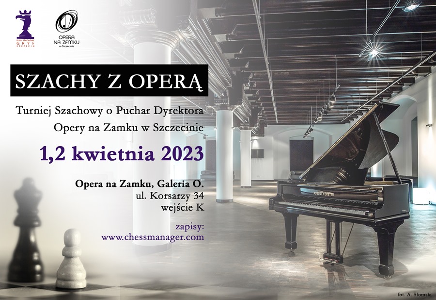 SZACHY Z OPERĄ II – Turniej Szachowy o Puchar Dyrektora Opery na Zamku w Szczecinie – Regulamin Turnieju